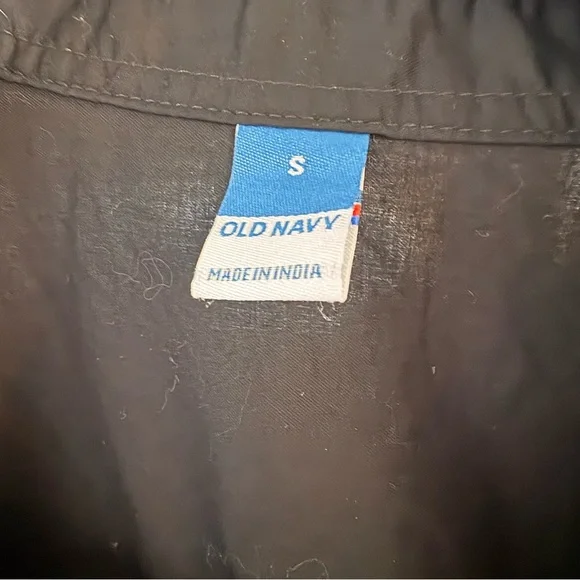 Two-Pack Long-Sleeve Shirt Dress Sz S Black & Sz SP Cherry Bark Stripe EUC! - Picture 4 of 14